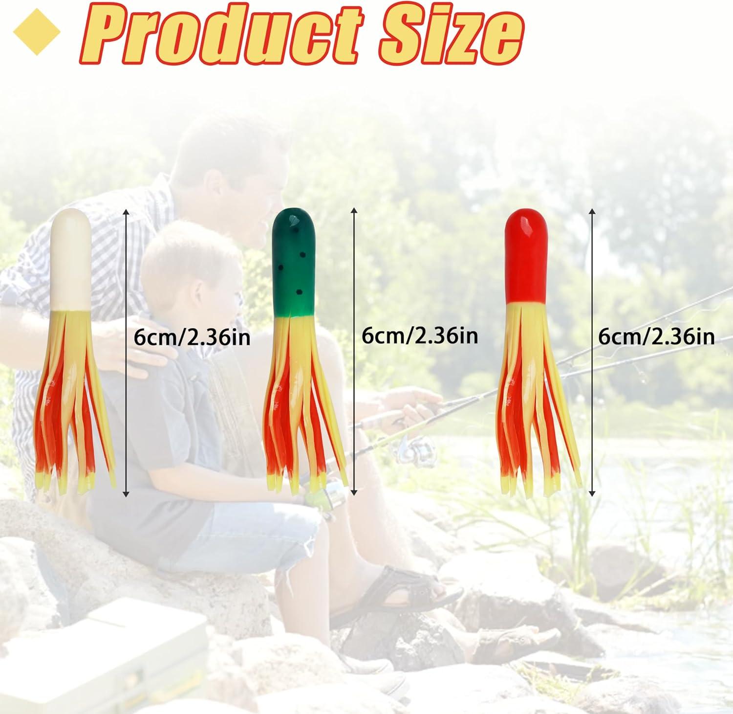 imageTube Baits Crappie Jigs Kit Soft Fishing Lures Tube Jig Heads Tubes Bait Small Fishing Lures Tube Jigs Set for Crappie Bass Bluegill Panfish Trout Saltwater Freshwater FishingGreen20pcs