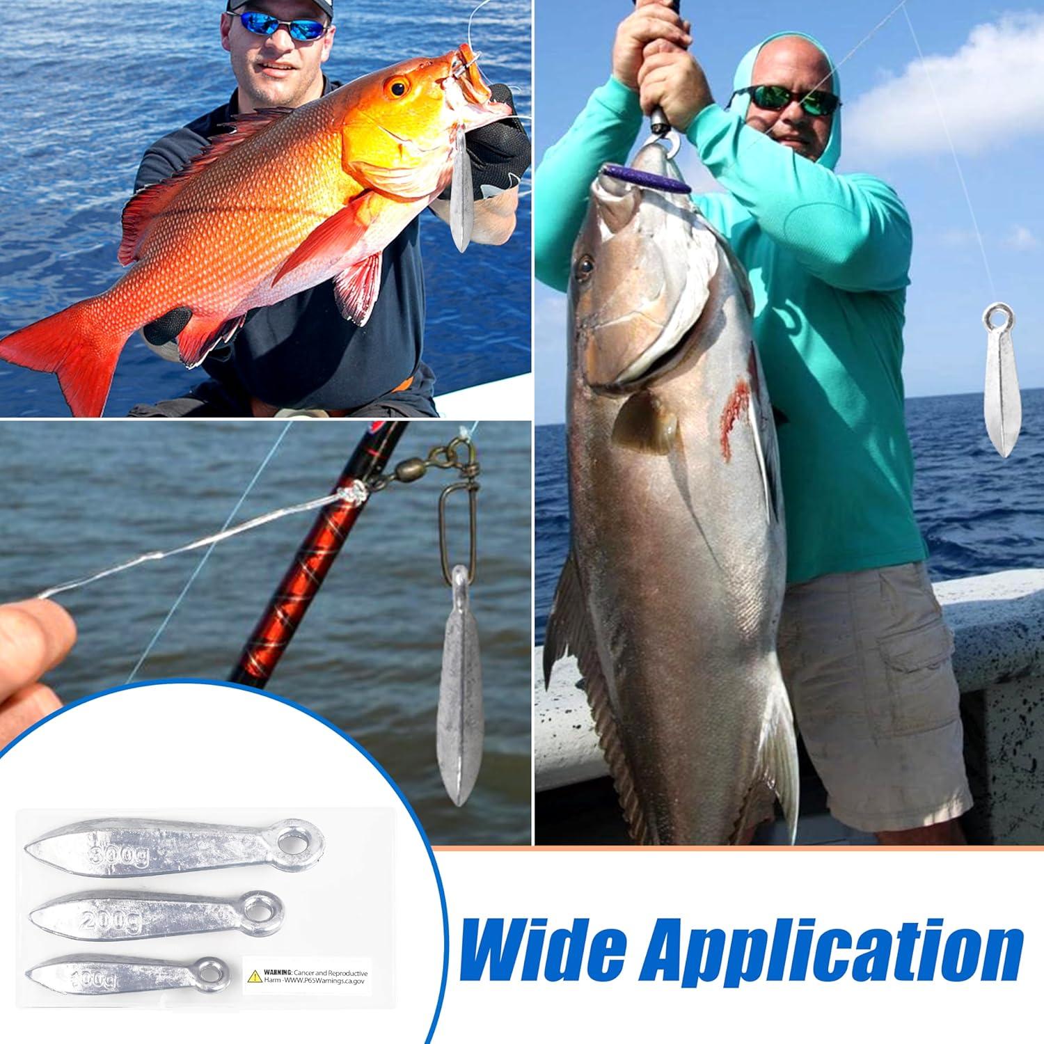 imageBank Sinkers Fishing Weights Saltwater Surf Fishing Weights Catfish Bullet Sinker Weights for Ocean Surf Fishing Bottom Rigs Catfishing Gear TackleMix Size3pcs1pcsSize