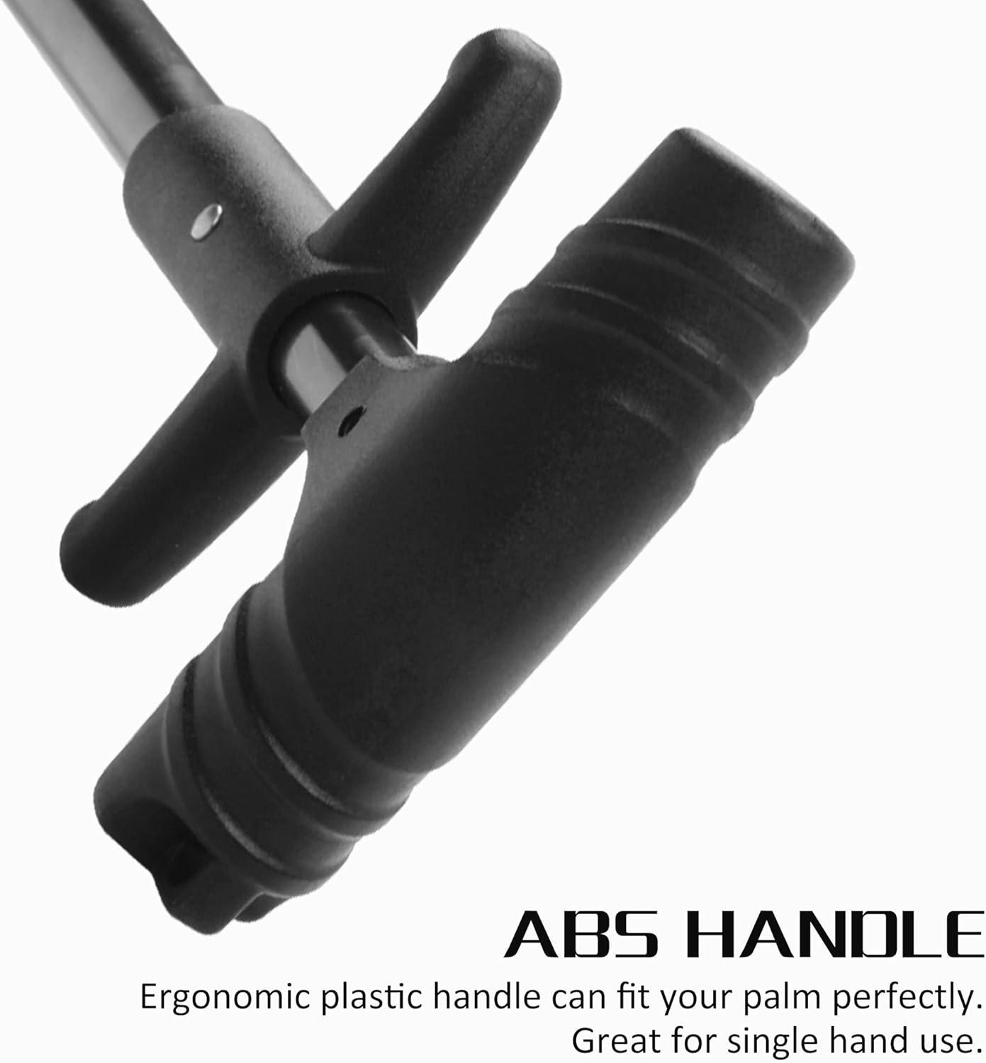 imageOROOTL Fish Hook Remover Tool Extractor Portable Easy Squeeze Out Fishing Hook Separator Aluminum Fish Dehooker Removal Puller for Saltwater Freshwater FishingBlack