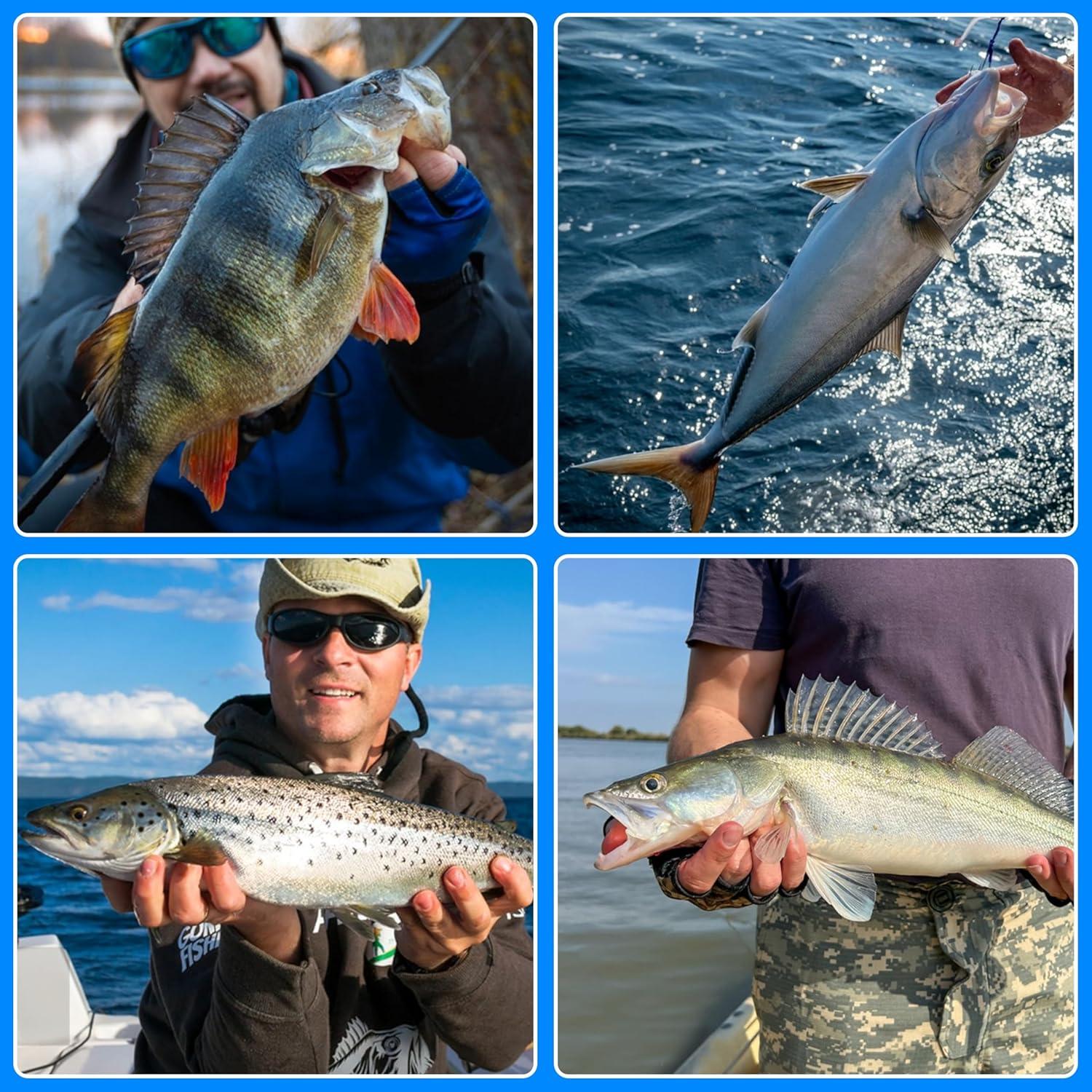 imageOROOTL Fishing Leaders 12pcs Stainless Steel Wire Leaders with Swivels Snaps Beads High Strength Leader Line Rigs for Saltwater Freshwater Surf Bottom Fishing244In with 2 Arms 12pcs