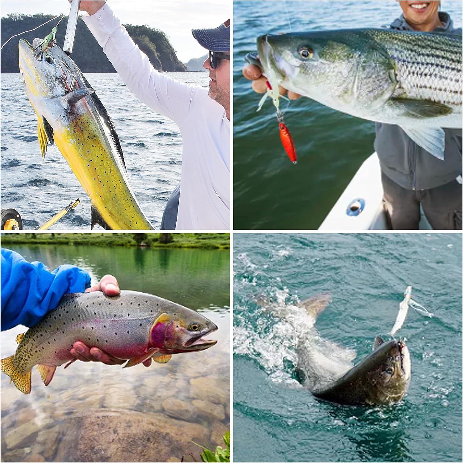 imageOROOTL Fishing Leaders for Saltwater Freshwater 12pcs Stainless Steel Leaders with Swivels Snaps Beads Wire Trace Leader for Lure Bait Hook Connector Fishing Line TackleSilver3 Arm12pcs