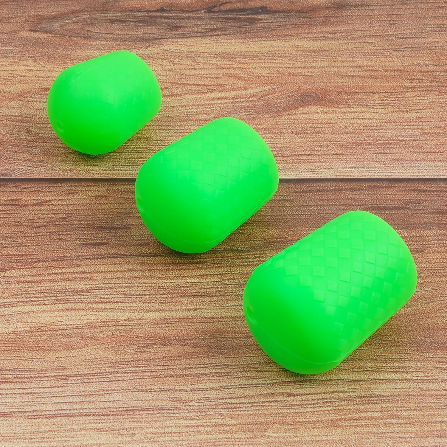 imageOROOTL Fishing Rod Butt Cushion Fishing Rod Seat Cushions Silicone Fishing Rod Butt End Cap Fishing Rod Protector Fishing Pole Holder Fishing Accessories LMSGreen9pcs