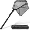imageFishing Landing Net Collapsible Fishing Nets Floating Fish Landing Net with Nylon Mesh Extendable Handle Safe Fish Net for Saltwater Freshwater Kids Men Women
