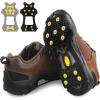 imageIce Cleats for Shoes and Boots Walk Traction Snow Cleats Crampons Anti Slip 11 Studs Ice Shoes Grippers for Women Men Ice Fishing Walking on Snow IceXLarge 10135 Men  11514 Women