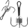 imageSnagging Hooks Weighted Treble Hooks 1oz 125oz 15oz 25oz Large Bunker Snag Treble Fishing Hook with Weights for Baitfish Trout Salmon 50 60 80 10060125oz6pcs