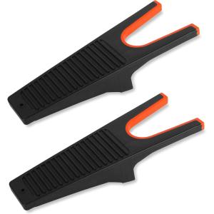 OROOTL Boot Jack Remover Heavy Duty Plastic Boot Puller with Non-Slip Grip Boots Remover for Cowboy Work Riding Boots(Orange-2 Pack)
