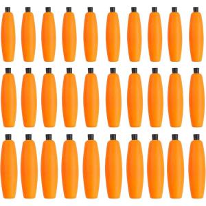 OROOTL Fishing Bobbers Floats for Catfish Peg Floats for Catfishing Cigar Foam Slip Fishing Bobbers for Santee Rig Catfish Freshwater Saltwater 2in 2.5in 3in(Orange-30pcs)