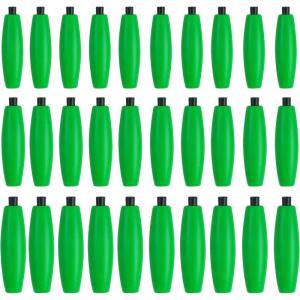 OROOTL Fishing Bobbers Floats for Catfish Peg Floats for Catfishing Cigar Foam Slip Fishing Bobbers for Santee Rig Catfish Freshwater Saltwater 2in 2.5in 3in(Green-30pcs)