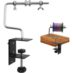 OROOTL Fishing Line Winder Spooler with Clamp Adjustable Stable Fishing Reel Spooler Machine Protable Spinning Reel Spool Spooling Station Winding System Device(Style B-With Clamp)
