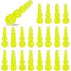 imageOROOTL Fishing Beads Stacked Fishing Beads 250pcs Trout Beads Plastic Fish Beads Kit Fishing Line Bead Eggs for Walleye Rig Inline Spinner Rig Lure Making Supplies Saltwater FreshwaterYellow250pcs