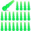 imageOROOTL Fishing Beads Stacked Fishing Beads 250pcs Trout Beads Plastic Fish Beads Kit Fishing Line Bead Eggs for Walleye Rig Inline Spinner Rig Lure Making Supplies Saltwater FreshwaterGreen250pcs