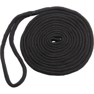 OROOTL Boat Dock Lines Double Braided Nylon Boat Ropes for Docking with 12” Loop, 3/8″ 1/2″ 5/8″ Marine Dock Line Premium Mooring Rope for Kayak Pontoon Boating Mooring Accessories